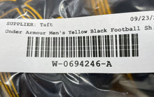 Load image into Gallery viewer, Under Armour Mens Spotlight MC 1226117-071 Yellow Black Football Cleats Size 13