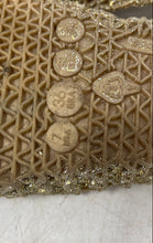 Load image into Gallery viewer, Melissa Womens Campana Papel VII Beige Glitter Casual Ballet Flats Size 7