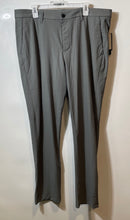 Load image into Gallery viewer, Perry Ellis Mens Gray Slim Fit Stretch Flat Front Dress Pants Sz 38x32 With Tag