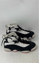 Load image into Gallery viewer, Nike Kids Air Jordan 6 Rings 323419-008 Black White Red Sneaker Shoes Size 5Y