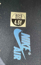 Load image into Gallery viewer, Authentic Nike Boys Air Jordan 1 Low OG CZ0858-400 White Blue Sneaker Shoes 4.5Y