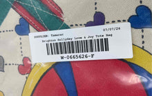 Load image into Gallery viewer, Authentic Brighton Womens Love & Joy Multicolor Heart Print Tote Handbag