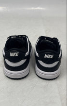 Load image into Gallery viewer, Nike Kids Dunk Low Black White Round Toe Lace-Up Sneaker Shoes Size 2C