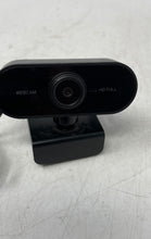 Load image into Gallery viewer, Black Portable Full HD USB Foldable Mount Computer Webcam Camera Not Tested