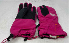Load image into Gallery viewer, The North Face Unisex Kids Black White Drawstring Montana Ski Gloves Size L/G