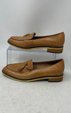 Load image into Gallery viewer, Mona Flying Womens Brown Tassel Slip-On Loafers Shoes Size 38