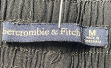 Load image into Gallery viewer, Abercrombie & Fitch Womens Black Pull-On Wide-Leg Palazzo Pants Size Medium
