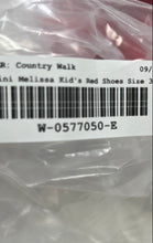 Load image into Gallery viewer, Mini Melissa Girls Red Close Toe Baby Amy Jelly Mary Jane Sandals Size 3