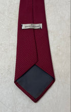 Load image into Gallery viewer, Paco Rabanne Mens Burgundy Textured Adjustable Pointed Necktie