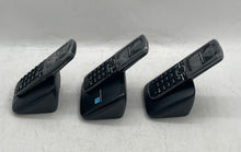 Load image into Gallery viewer, Set Of 3 Pcs Motorola L603M Black DECT 6.0 Digital Cordless Phones Untested