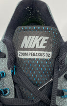 Load image into Gallery viewer, Nike Mens Air Zoom Pegasus 32 749340-004 Blue Running Shoes Size 11.5 No Insole