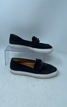 Load image into Gallery viewer, Coach Womens Corey A00974 Blue White Suede Horsebit Loafer Shoes Size 6.5B