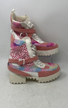 Load image into Gallery viewer, Cape Robbin Womens Multicolor Round Toe Lace-Up Platform Combat Boots Size 7