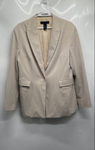 Load image into Gallery viewer, The Limited Womens Beige Long Sleeve Pockets One-Button Blazer Size Large