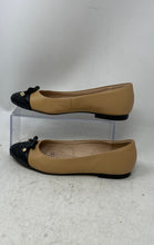 Load image into Gallery viewer, Aldo Womens Krishelle-In Beige Black Leather Slip-On Ballet Flats Size 8