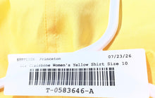 Load image into Gallery viewer, Liz Claiborne Womens Yellow Short Sleeve Chest Pockets Button-Up Shirt Size 10
