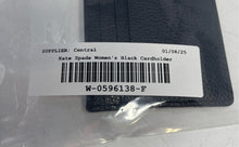 Load image into Gallery viewer, Kate Spade New York Womens Black Leather Card Holder Pouch Wallet