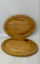 Load image into Gallery viewer, Set Of 2 Pcs Light Brown Wooden Kitchenware Round Chopping Blocks Boards