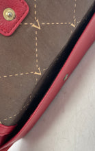 Load image into Gallery viewer, Vince Camuto Womens Red Credit Card Slots Zip-Around Wallet