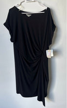 Load image into Gallery viewer, Kenneth Cole Reaction Black Womens Side-Twist Sheath Dress Size XXL With Tag