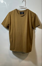 Load image into Gallery viewer, Zara Mens Brown Short Sleeve Super Slim Fit Crew Neck Pullover T-Shirt Size L