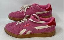 Load image into Gallery viewer, Reebok Womens Classic Pink Suede Lace-Up Low Top Sneaker Shoes Size 8.5