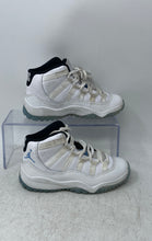 Load image into Gallery viewer, Nike Kids Air Jordan 11 378039-104 White Mid Top Lace-Up Sneaker Shoes Size 11C