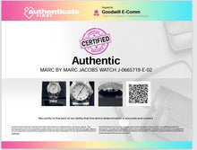 Load image into Gallery viewer, Authentic Marc By Marc Jacobs Women's Silver-Tone White Dial Watch