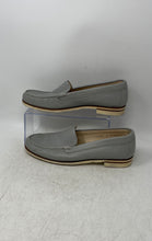 Load image into Gallery viewer, Gravati Womens Gray Leather Round Toe Slip-On Comfort Loafer Shoes Size 10 M