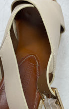 Load image into Gallery viewer, Enzo Angiolini Womens Eva Beige Leather Open Toe Buckle Strappy Sandals Size 8 M