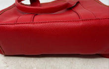 Load image into Gallery viewer, The Tote Bag Womens Red Leather Detachable Strap Top Handle Mini Tote Bag