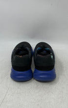 Load image into Gallery viewer, Adidas Kids Ozelia Black Blue Lace-Up Low Top Sneaker Shoes Size 2