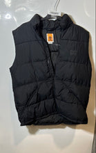 Load image into Gallery viewer, Timberland Mens Black Sleeveless Full Zip Insulated Puffer Jacket Vest Size XL