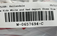 Load image into Gallery viewer, Nike Boys Alpha Menace 4 Shark FQ4012-102 White Red Football Cleats Size 12C