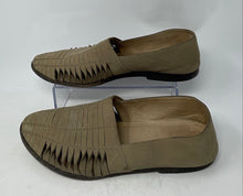Load image into Gallery viewer, Authentic Giorgio Armani Mens Gray Loafer Shoes Size EUR 41.5 Worn Damaged