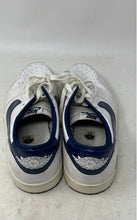 Load image into Gallery viewer, Nike Mens Air Jordan 1 Retro Low 705329-106 White Blue Sneaker Shoes Size 10