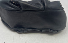 Load image into Gallery viewer, The Sak Womens Black Leather Inner Pocket Adjustable Strap Shoulder Bag