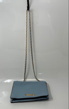 Load image into Gallery viewer, Aldo Womens Light Blue Faux Leather Butterfly Chain Strap Crossbody Bag