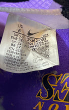 Load image into Gallery viewer, Nike Mens LeBron 18 Low CV7562-003 Purple Black Lace-Up Basketball Shoes Size 6