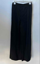 Load image into Gallery viewer, Express Womens Black Flat Front Belted Wrap Wide-Leg Pants Size 2