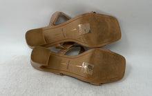 Load image into Gallery viewer, Dolce Vita Womens Ilva Brown Open Toe Slip-On Block Slide Sandals Size 9