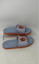 Load image into Gallery viewer, Adidas x Disney Girls Adilette Comfort Blue Orange Slip-On Slide Sandals Size 3