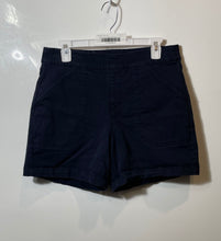Load image into Gallery viewer, Nautica Jeans Womens Blue Pockets High-Rise Stretch Pull-On Chino Shorts Size M
