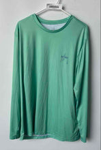 Load image into Gallery viewer, Guy Harvey Mens Mint Green Kingfish Long Sleeve Performance T-Shirt Size XL