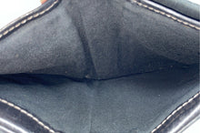 Load image into Gallery viewer, Fossil Womens Black Leather Credit Card Wristlet Wallet