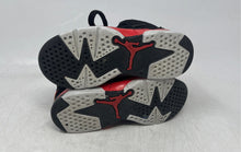 Load image into Gallery viewer, Nike Kids Air Jordan 6 Retro Black Red Round Toe Lace-Up Sneaker Shoes Size 11C