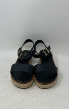 Load image into Gallery viewer, Michael Kors Womens Black Open Toe Espadrille Sandals Size 8M