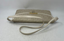 Load image into Gallery viewer, Michael Kors Womens Beige Printed Inner Divider Flap Shoulder Purse