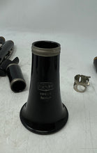 Load image into Gallery viewer, Vintage Silver-Tone Detachable Woodwind Instrument Clarinet With Hard Case
