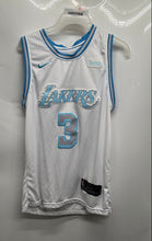 Load image into Gallery viewer, Nike Mens White Gray Blue Los Angeles Lakers Anthony Davis #3 NBA Jersey Size 44